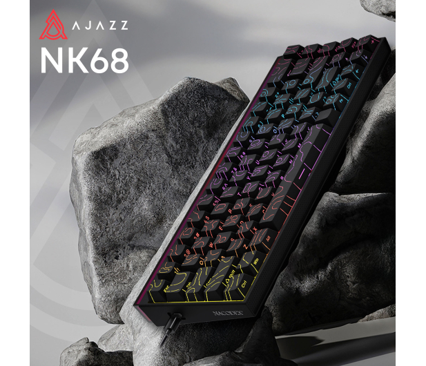 Ajazz NK68 Red Switch czarna - 1536377 - zdjęcie 7